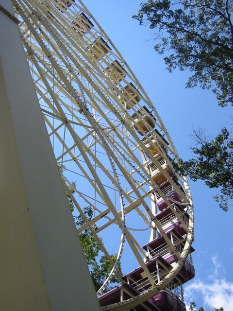 The Ferris Wheel is very high