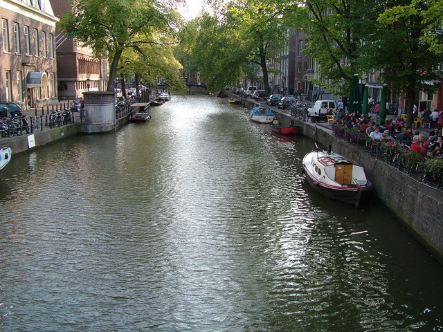 My first impression of Amsterdam is that it is a really charming city where too many people come to do things that they cannot legally do at home.  But I have only been here for a couple of hours and only in the center of town, so I am sure that this will change by tomorrow, when I have had more of a chance to cycle about.  (9/11/04) 