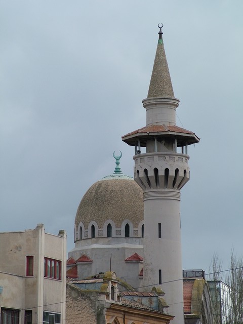 Just outside Constanta (which is not too far from the Bulgarian border) I saw the first highway directional sign to Istanbul, which was pretty exciting.  I could tell that I was getting closer to Turkey because I also started seeing mosques in the coastal towns.  (1-16-05)