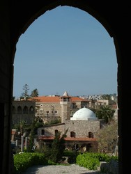On the way down to Beirut I stopped in Byblos to see the crusader castle and Phoenician ruins in a city that claims to be the oldest continually inhabited location on the planet.  They are not alone in making the claim - Damascus is also a contender - but regardless, eight thousand years of human habitation is not too shabby.  (3/28/05)