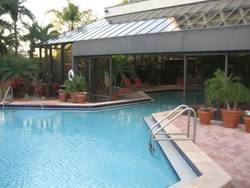 Hotel swimming pool!