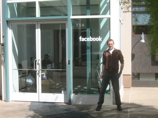 And here is Facebook in downtown Palo Alto.