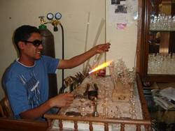 Stop at the perfumery / glass blower