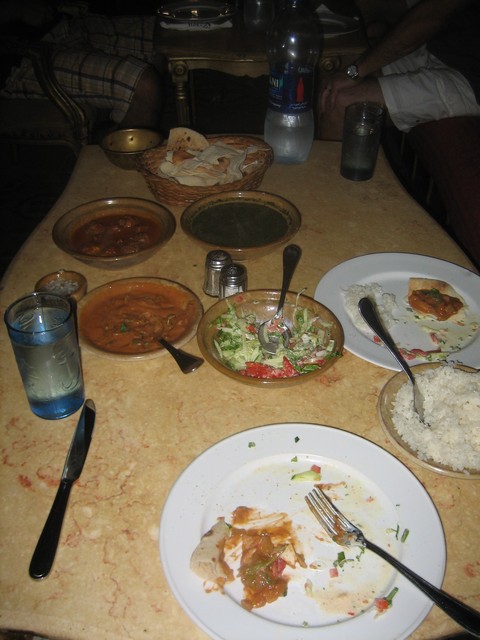 Ooops, forgot to take the photo before eating the food!