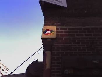 Space invader found in the Meatpacking district near Little West 12ht St