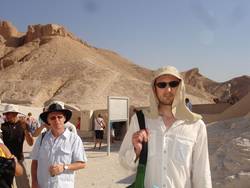 Site seeing on the East bank. We traveled with Hassan Al Twab Mousa who was a guide we met at Karnak temple.